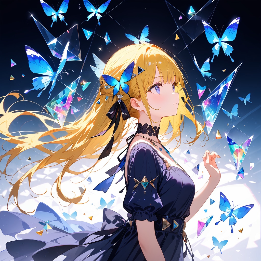 Prism & Butterflies 9 | の人気AIイラスト・グラビア