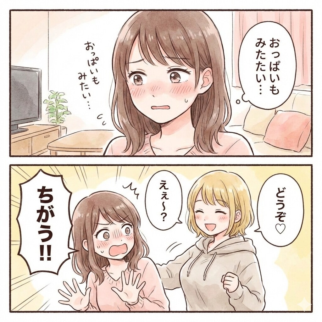 おっぱいもみたい
