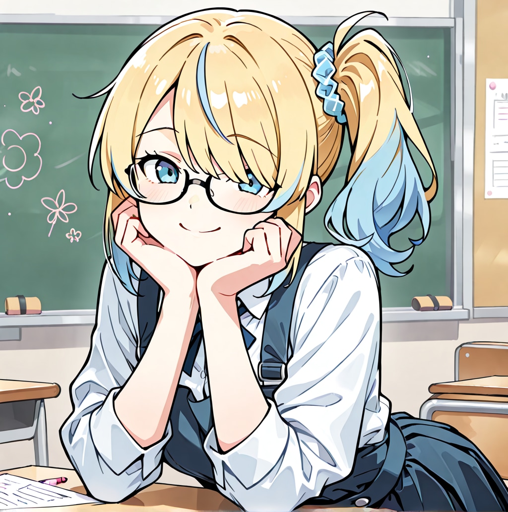 うちの子（ほおづえ） | の人気AIイラスト・グラビア