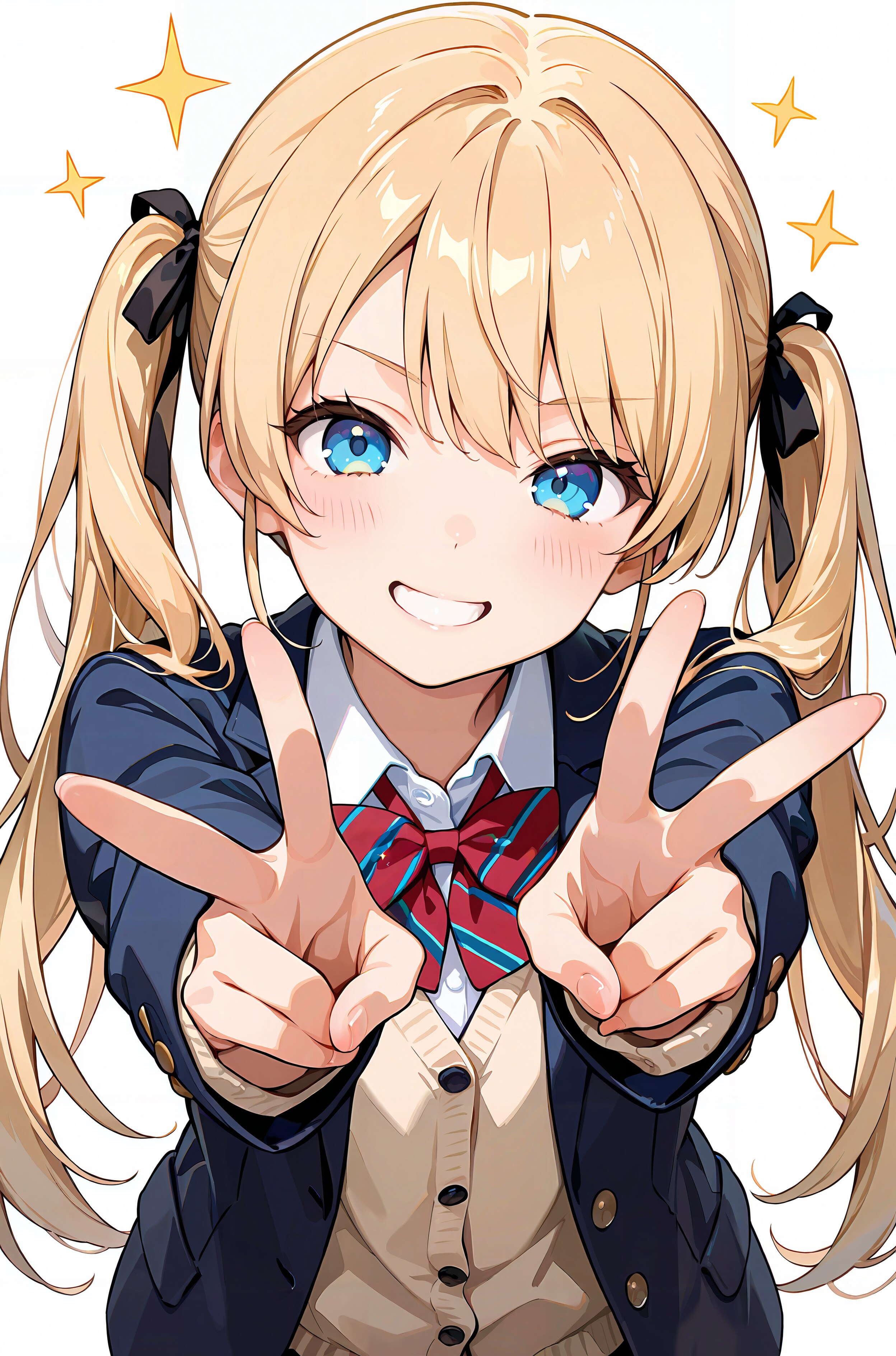 ダブルピース✌️ζ(*´ω｀*)ζ✌️