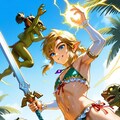 ゼルダの伝説　リンク　水着 5枚目