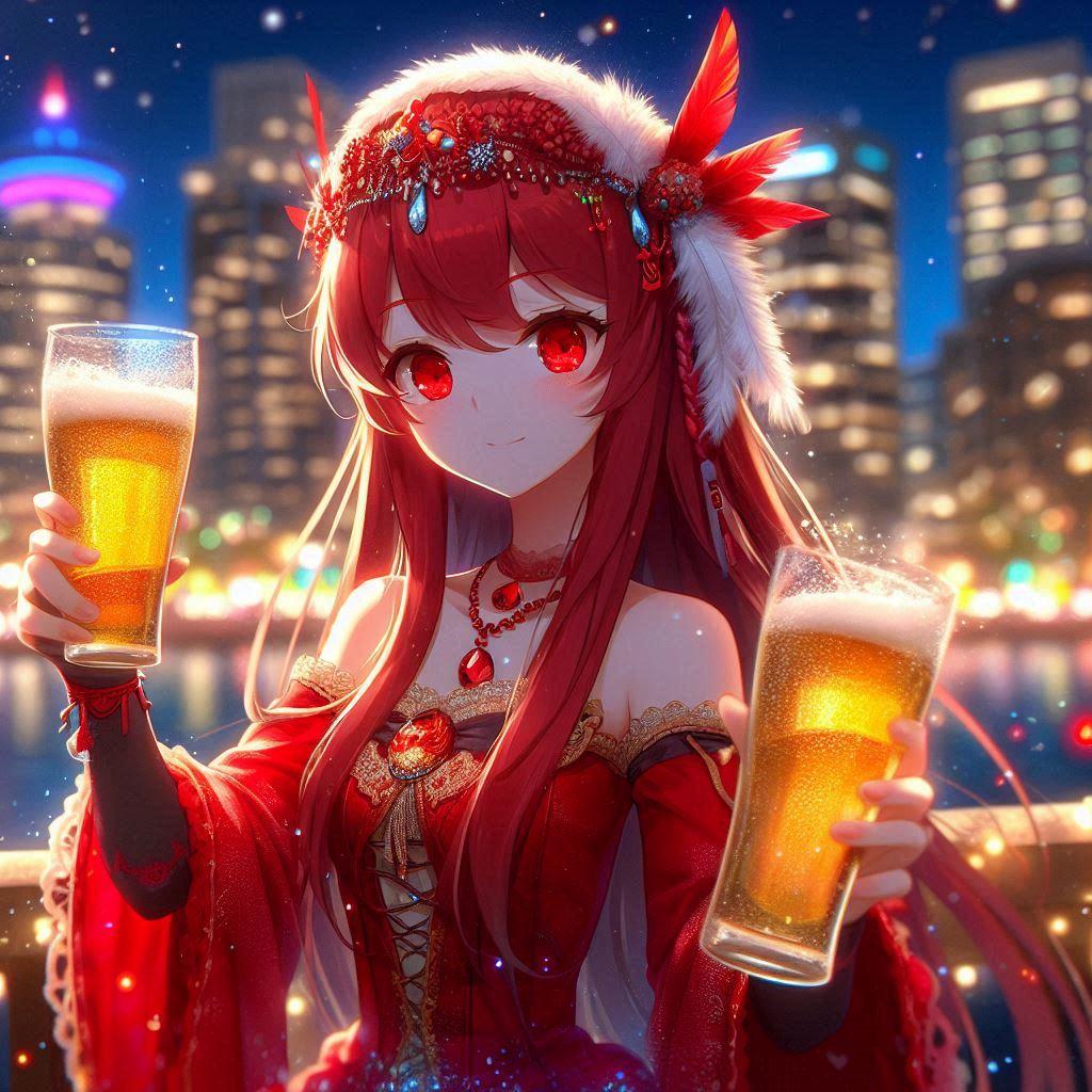 鉄道系魔法少女イオニア＆ラーラ　海外旅行中♪・・・87 | の人気AIイラスト・グラビア