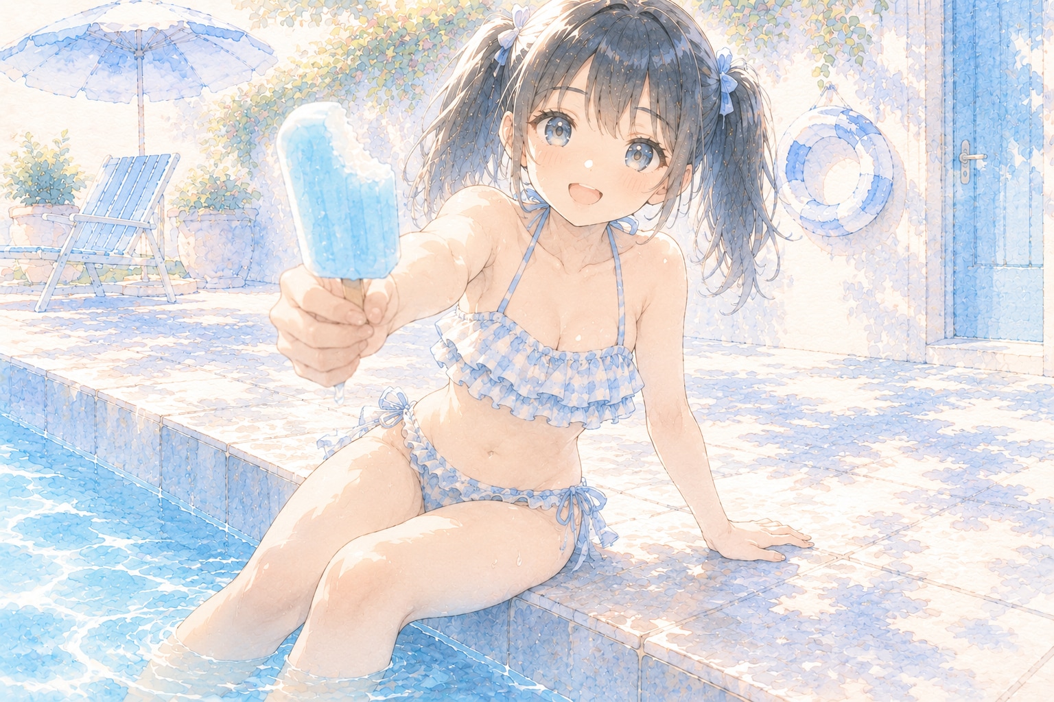 プールサイド
