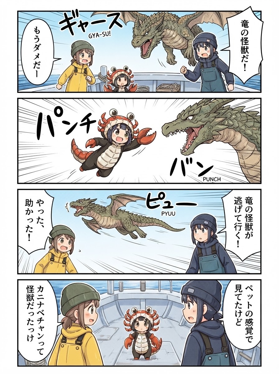 【63】竜退治はお任せ！カニナベチャン | の人気AIイラスト・グラビア