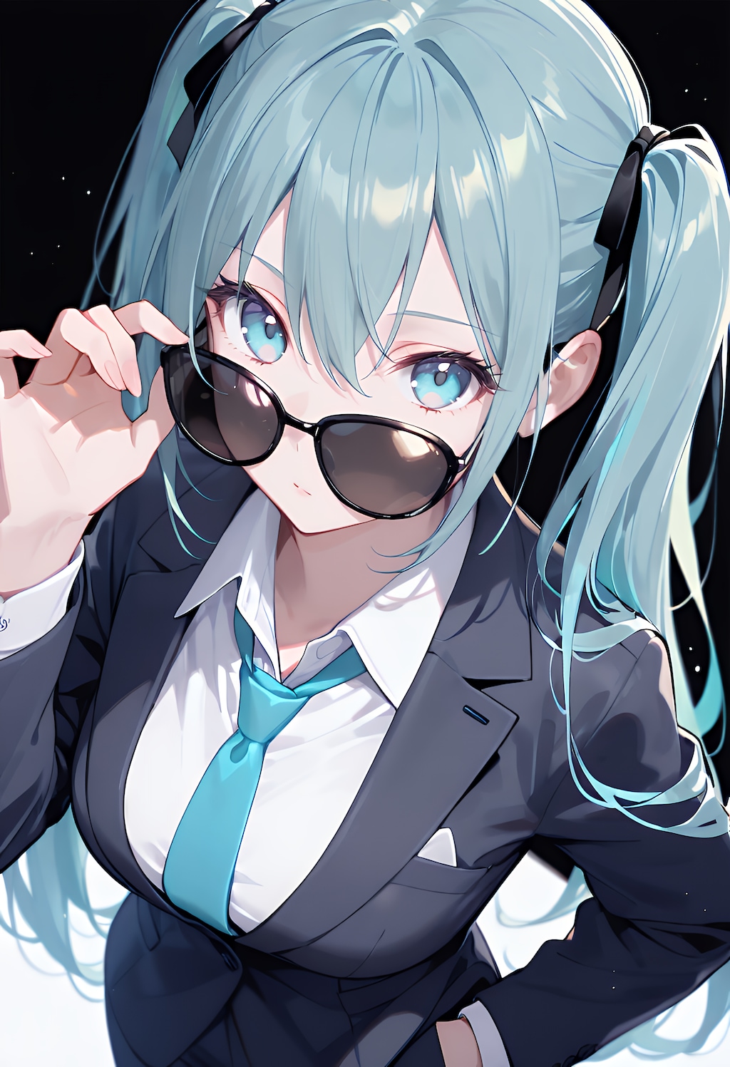 スーツインテガール