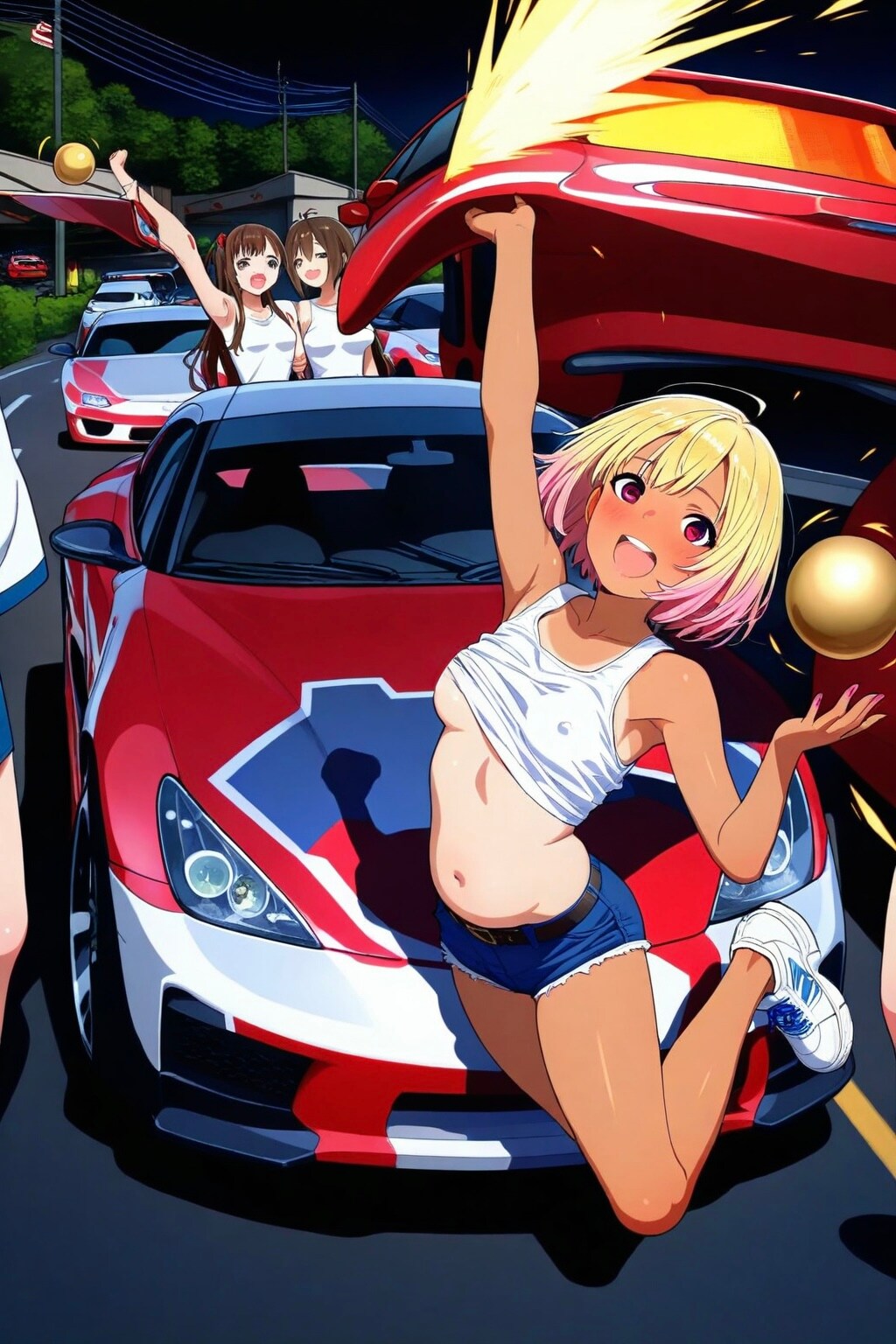 どいてー！