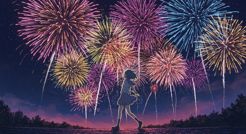 おこぼれ花火 (花火と少女17)