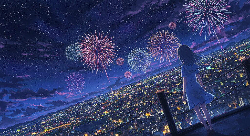 おこぼれ花火 (花火と少女17)