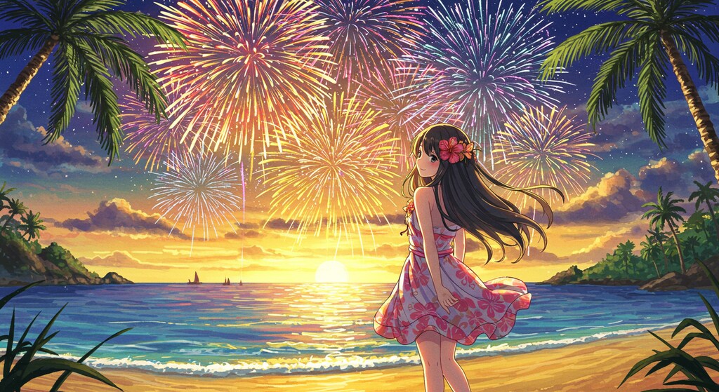 おこぼれ花火 (花火と少女17)