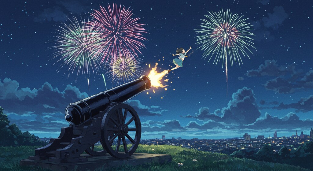 おこぼれ花火 (花火と少女17)