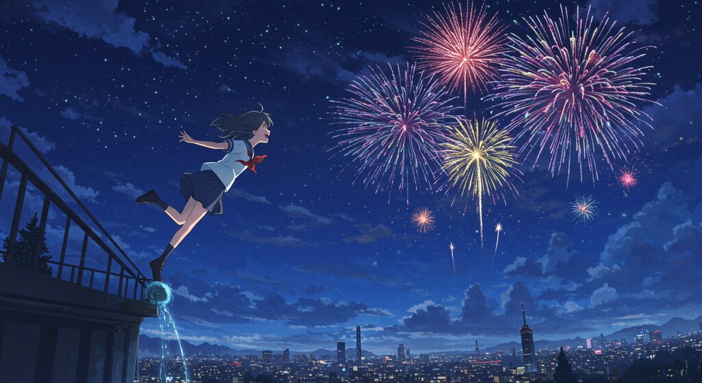 おこぼれ花火 (花火と少女17)