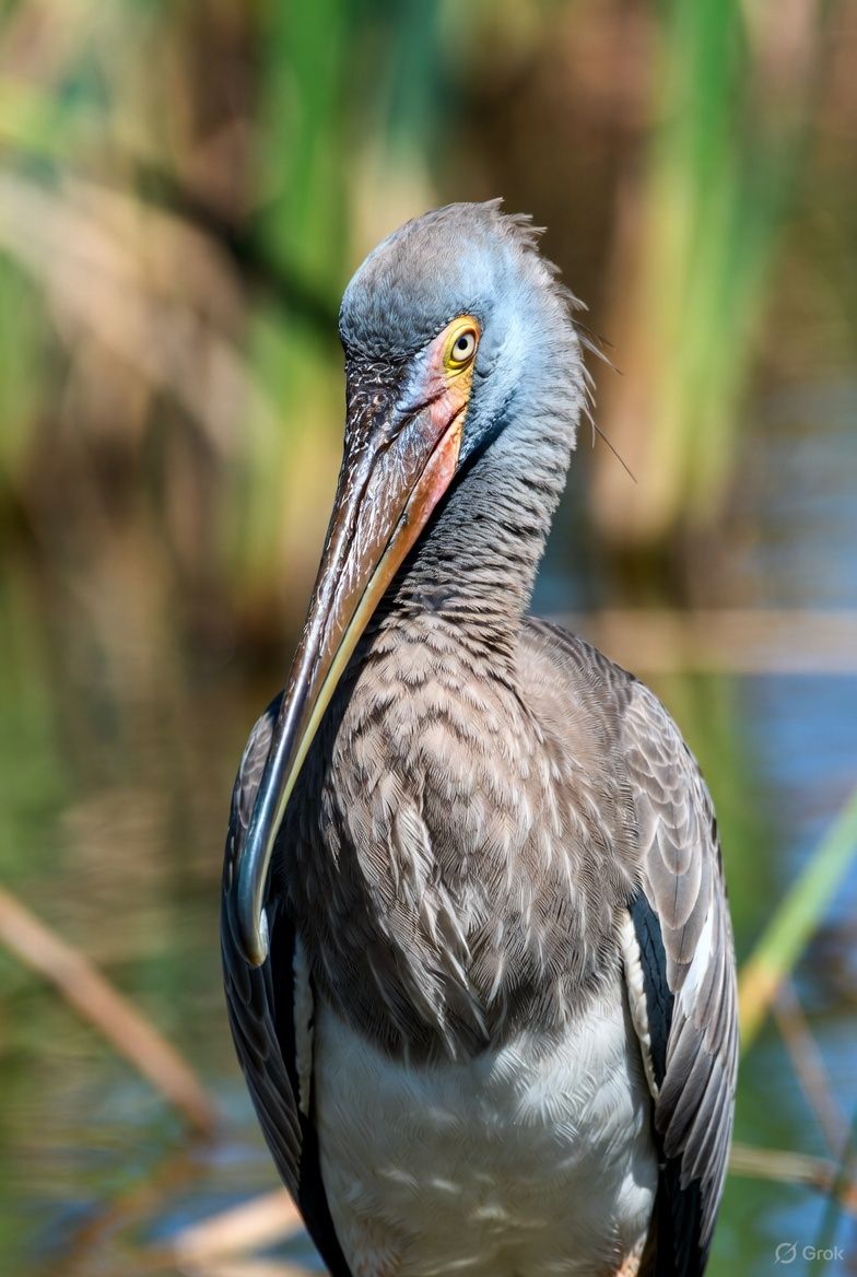 Grok的ハシビロコウ | の人気AIイラスト・グラビア
