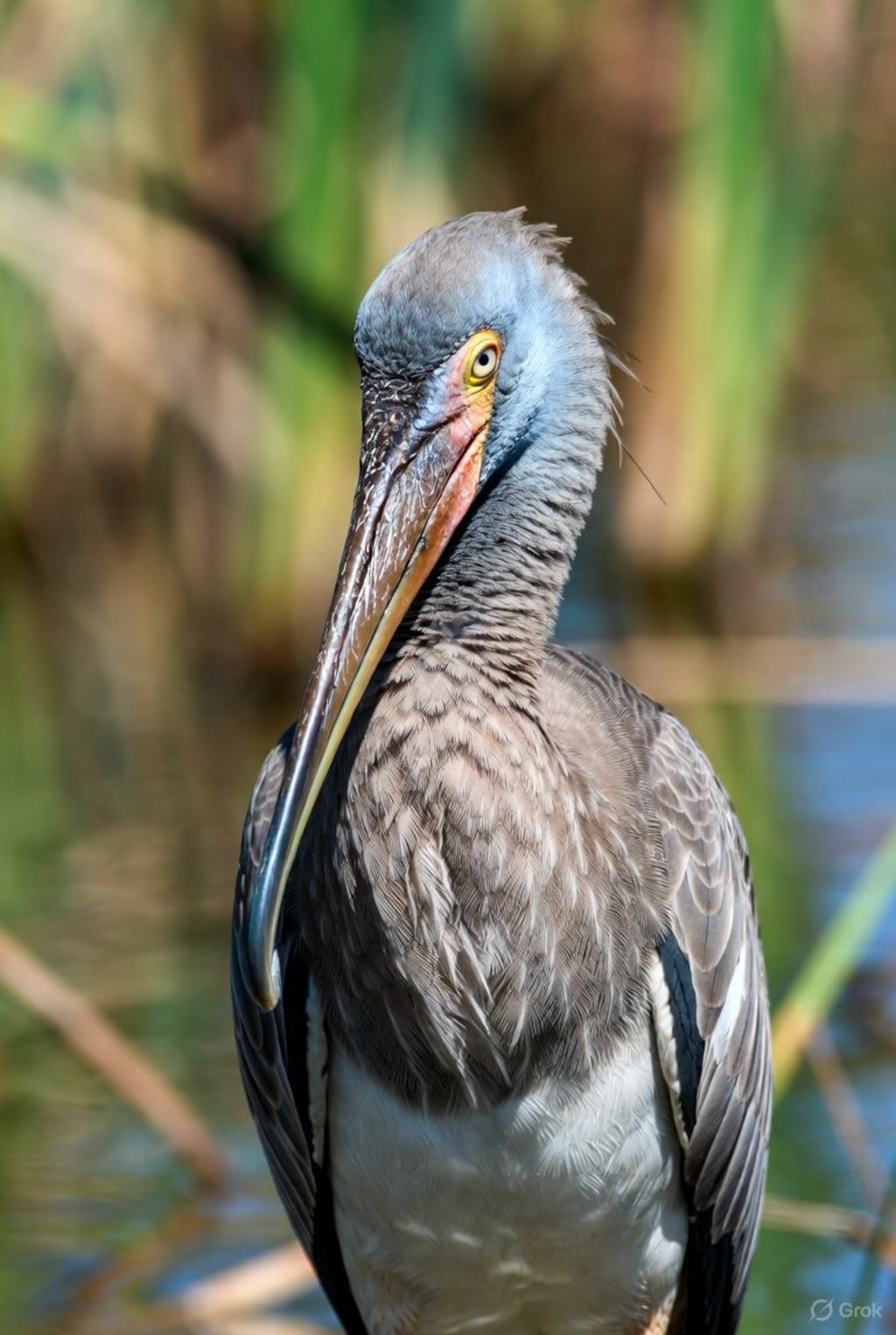 Grok的ハシビロコウ