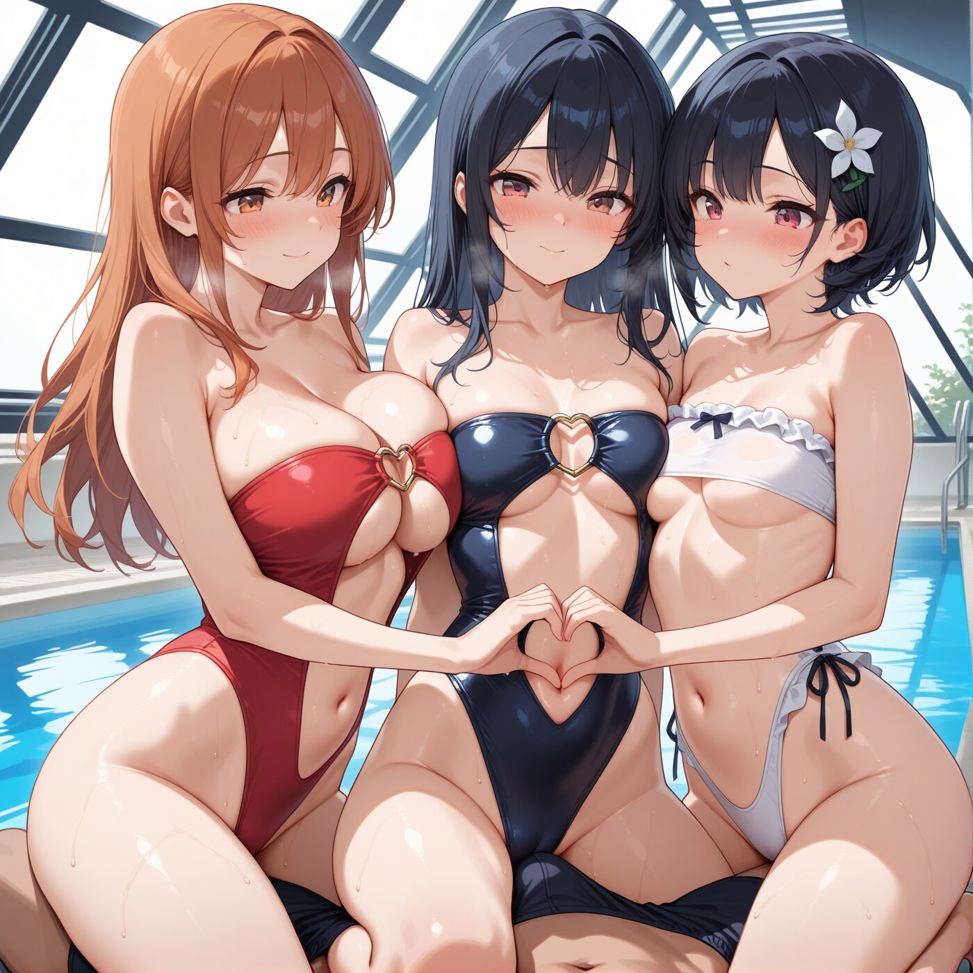 えっちな水着ガールズ