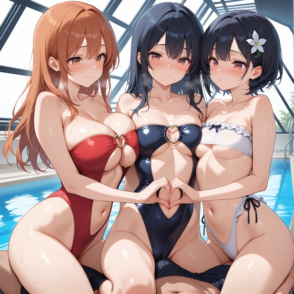 えっちな水着ガールズ