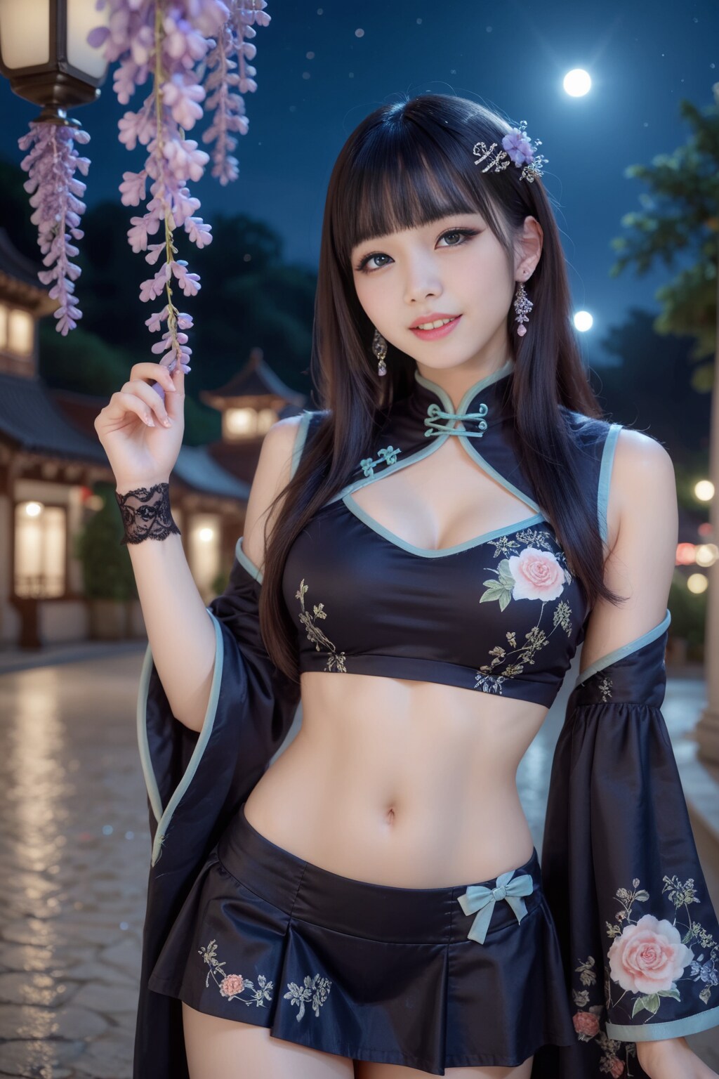 チャイナドレスの美女