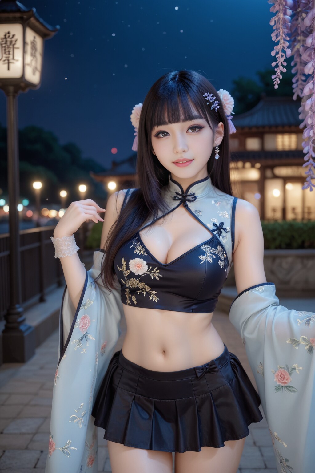 チャイナドレスの美女