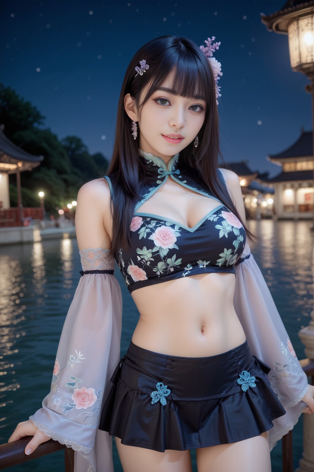 チャイナドレスの美女