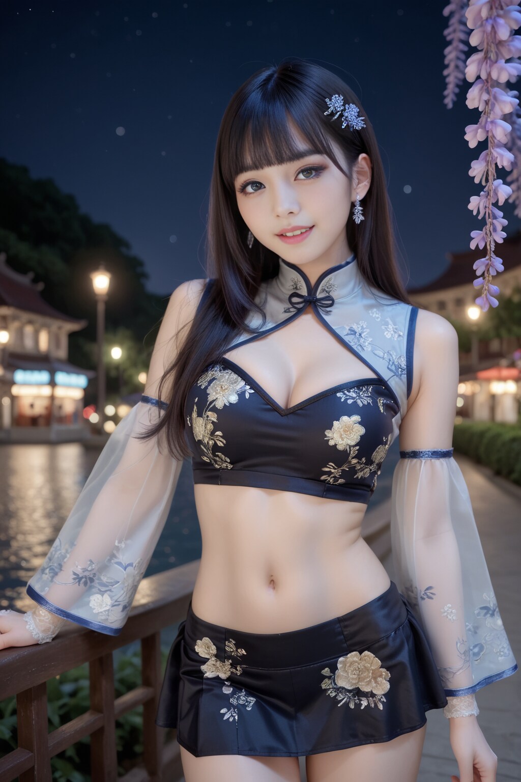 チャイナドレスの美女