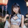 チャイナドレスの美女 5枚目