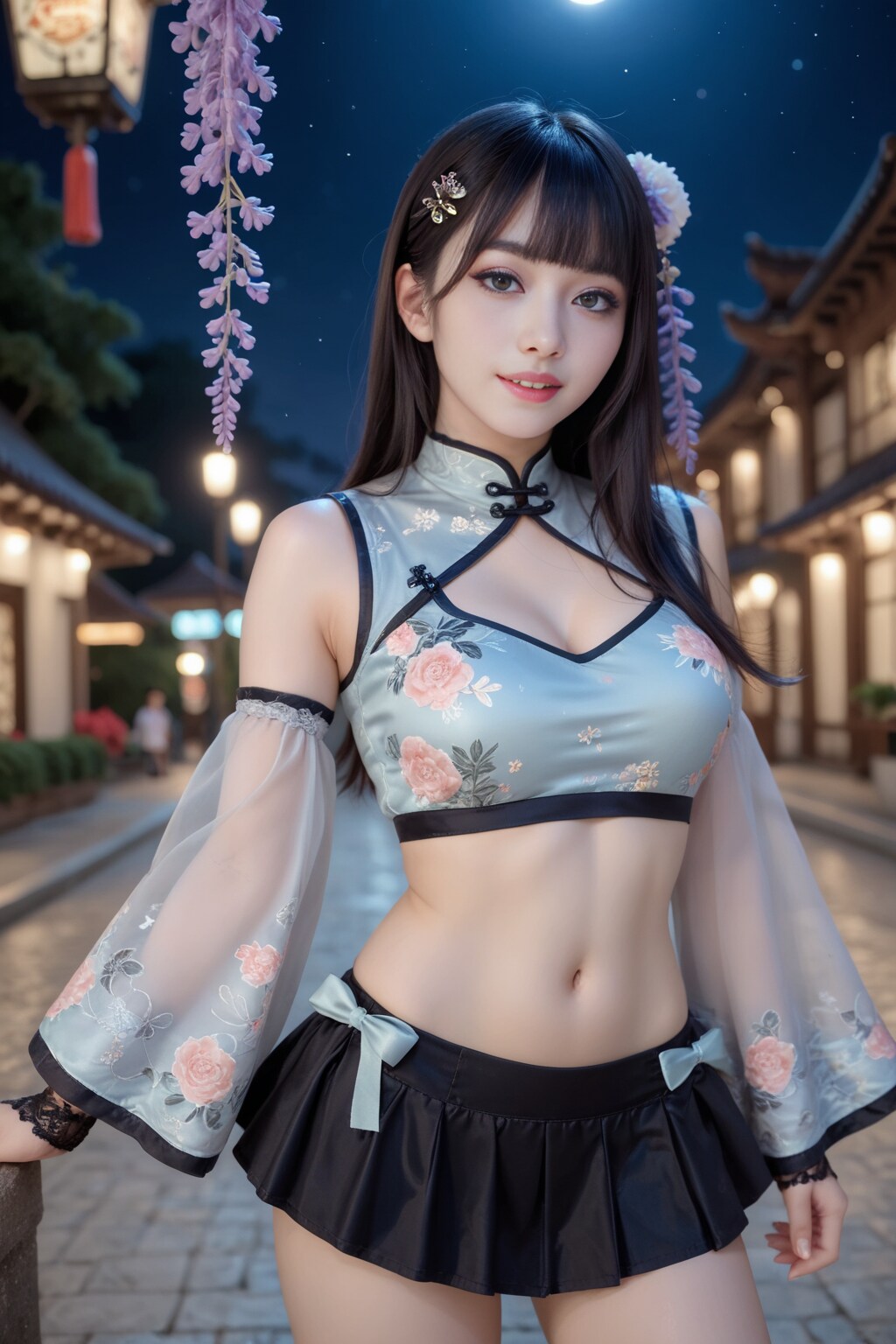 チャイナドレスの美女