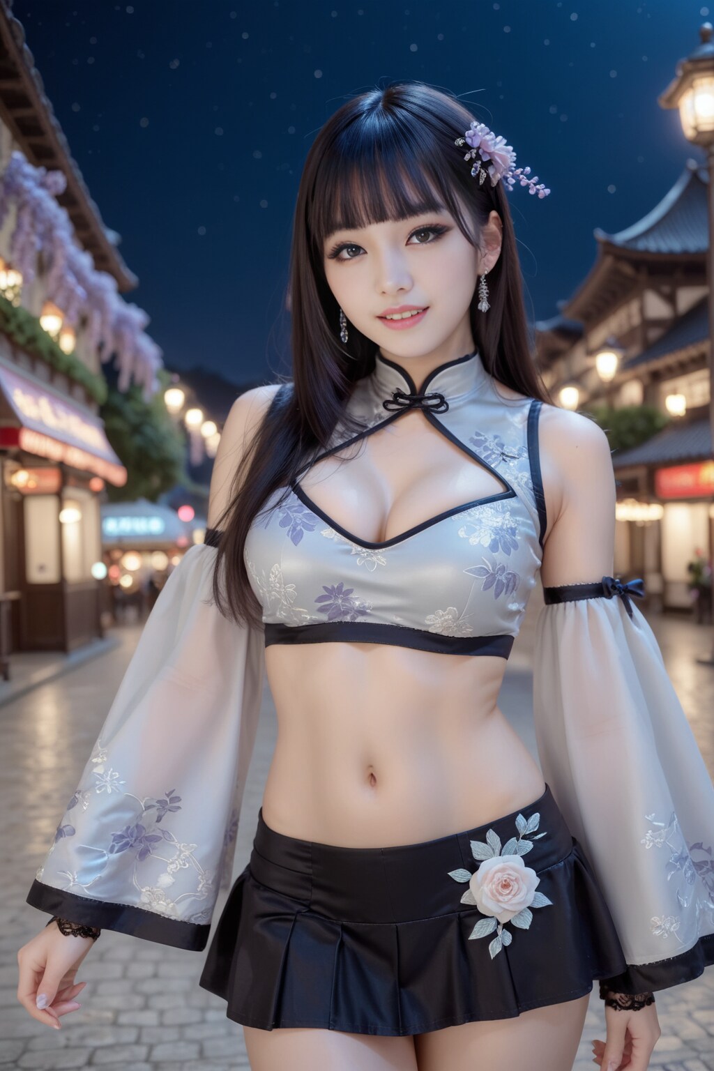 チャイナドレスの美女