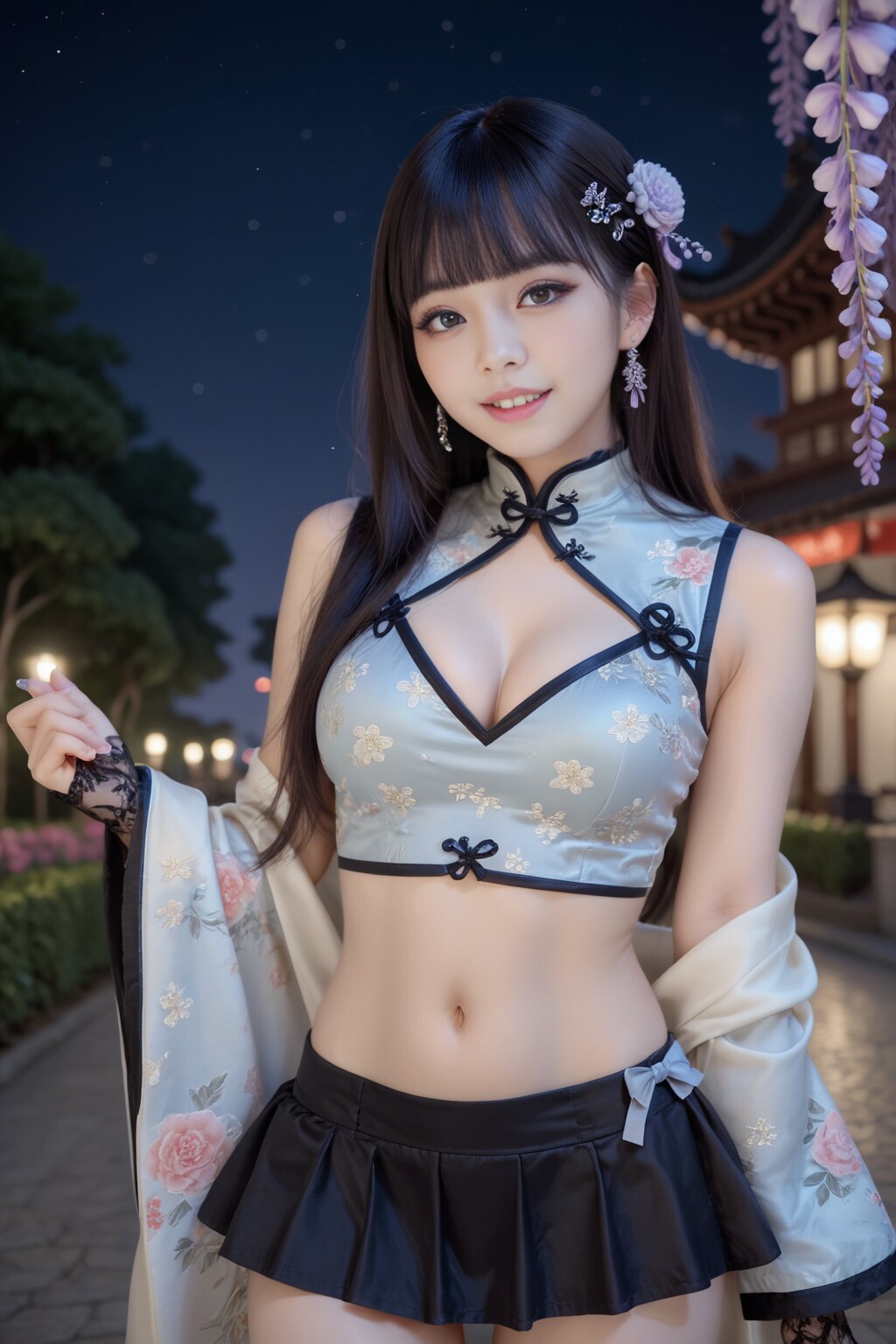 チャイナドレスの美女