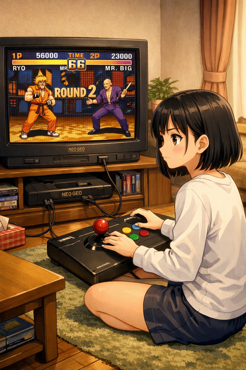 龍虎の拳で遊ぶ女の子 | の人気AIイラスト・グラビア