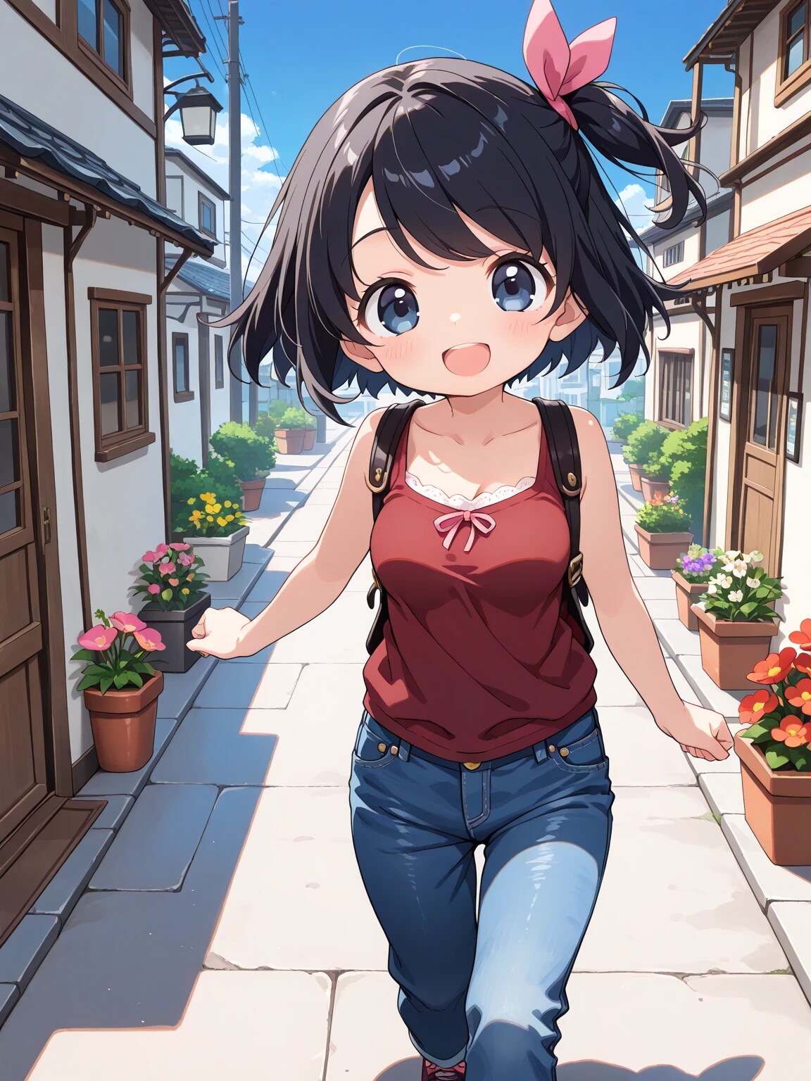 朝の住宅街2 | の人気AIイラスト・グラビア
