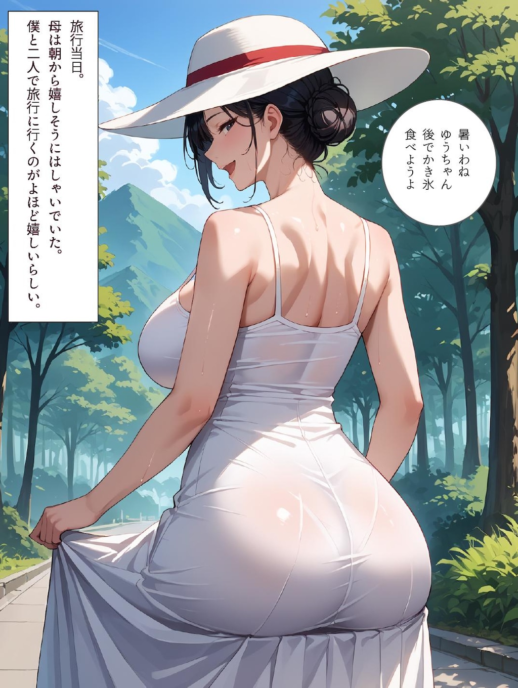 🌈体験版🌈♨️母と露天風呂付き客室のある温泉宿に行った話♨️ 2/3