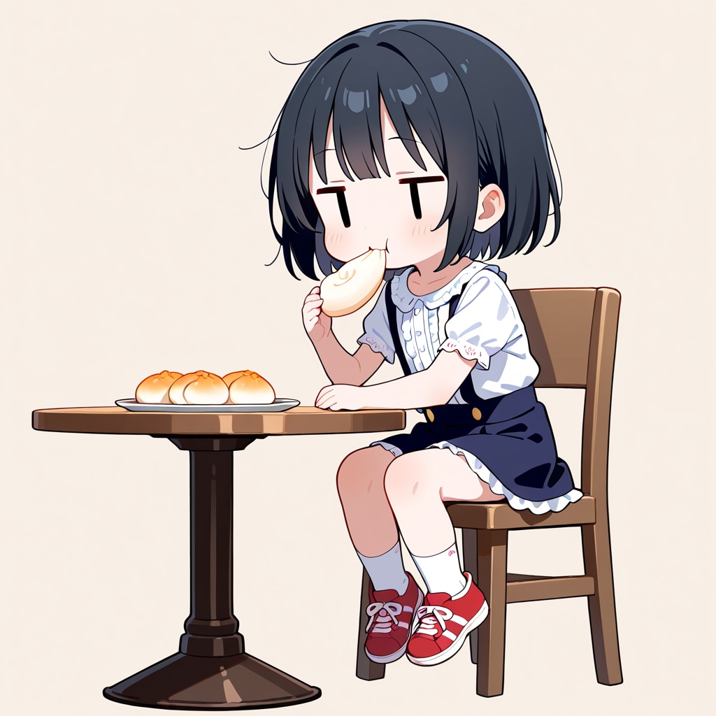 何を食べているでしょうか？ | の人気AIイラスト・グラビア