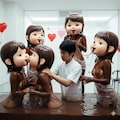 今年のバレンタインは手作り（全身コーティング）チョコだよ♪ 3枚目