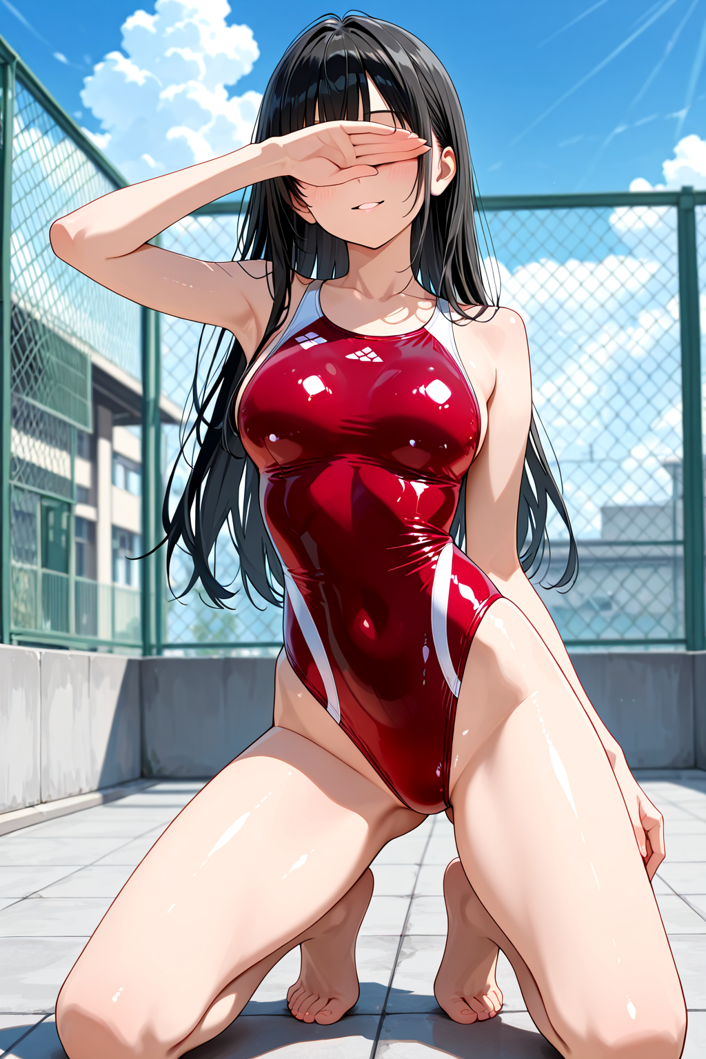 今日泳水着１７