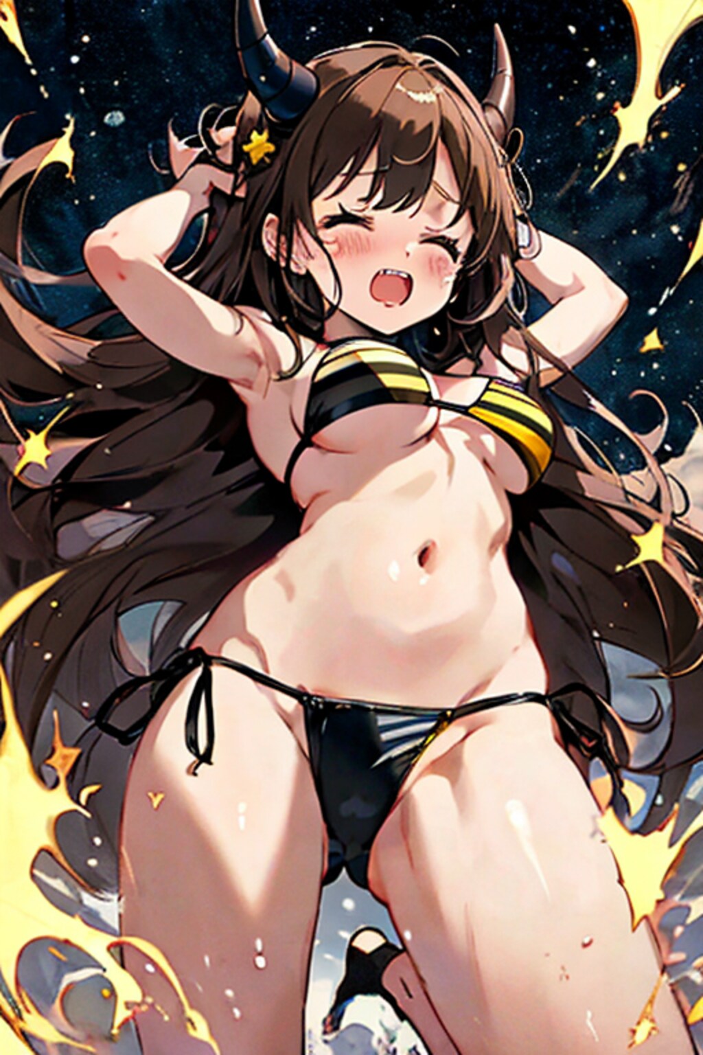 豆を強くぶつけないで、痛い！　痛いって!!