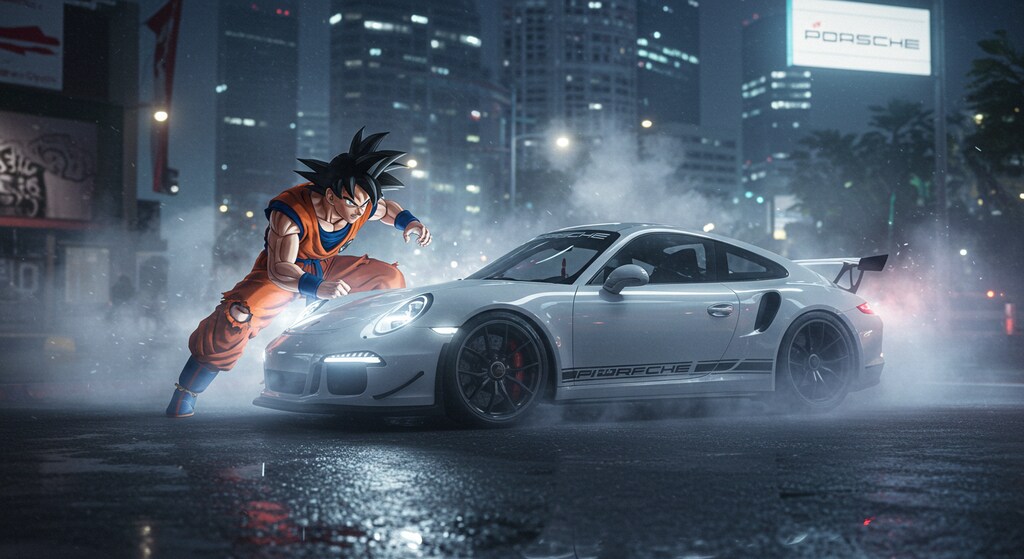孫悟空とポルシェ