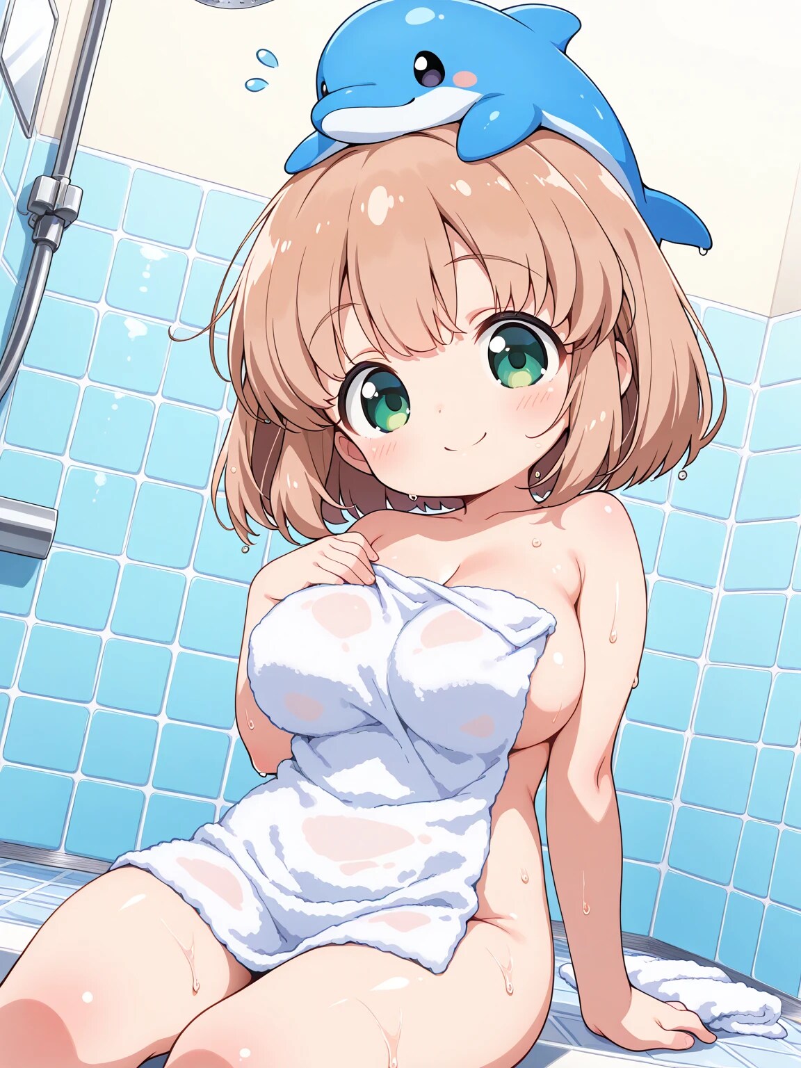 (頭上縛り)149.「い」→「イルカ」こたつ <R15>