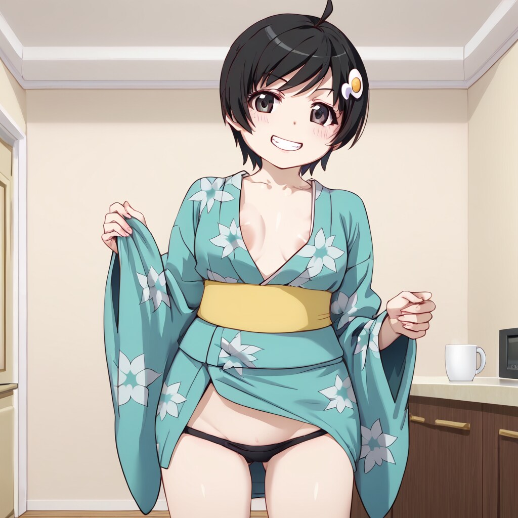 阿良々木月火→エロメスガキ