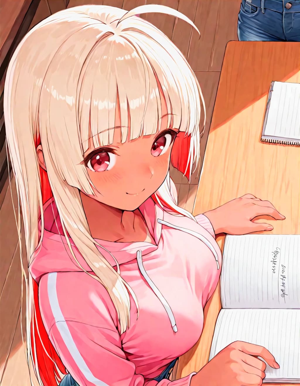 ラウンジで真琴ちゃんに、記録帳係、来週も続けて…