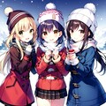 冬のお嬢さん 9枚目
