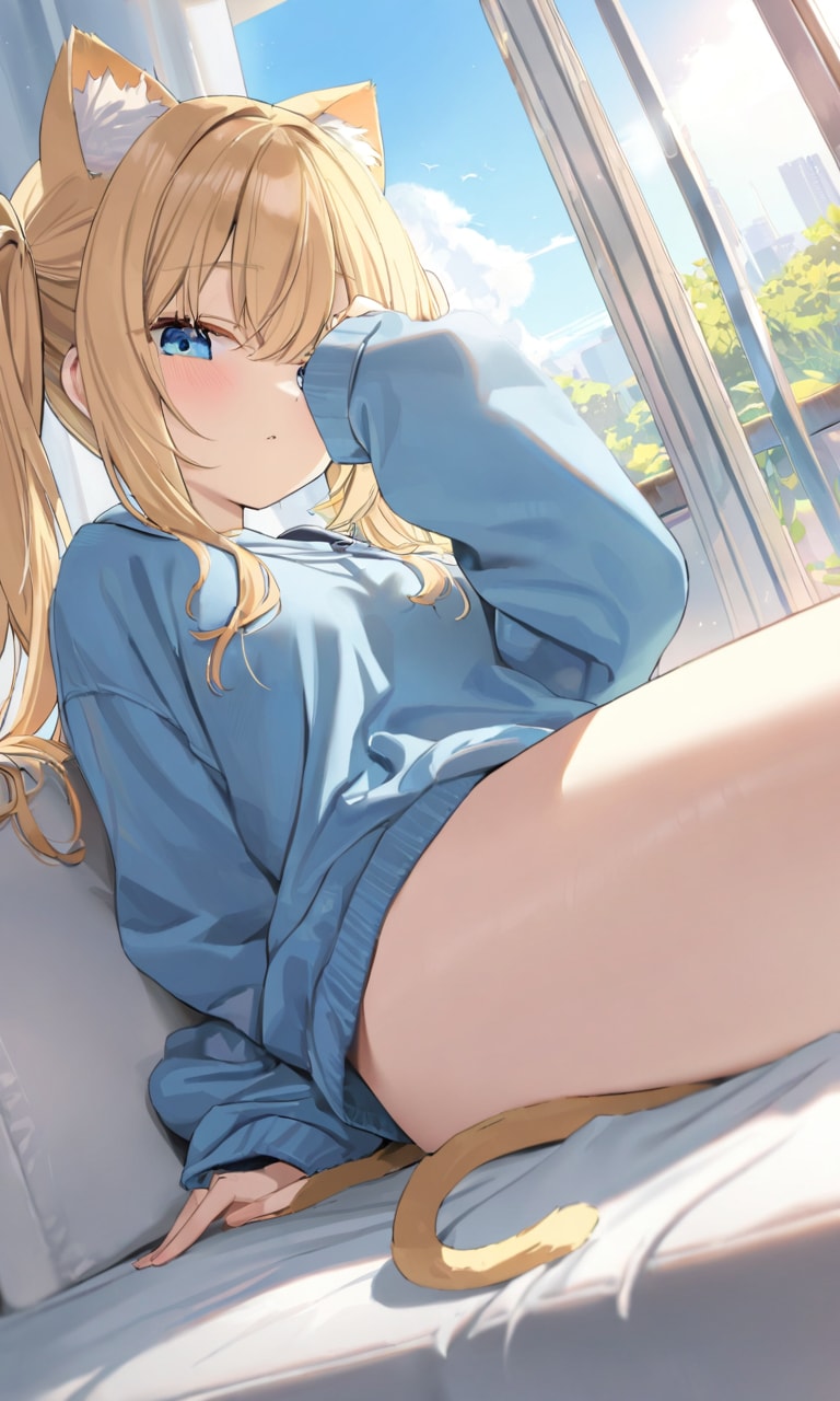 こるり「ねむーい」まや「ああ、冬休みが終わるんだなあ」 | の人気AIイラスト・グラビア