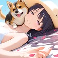 女の子と犬 2 4枚目