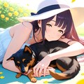 女の子と犬 2 2枚目