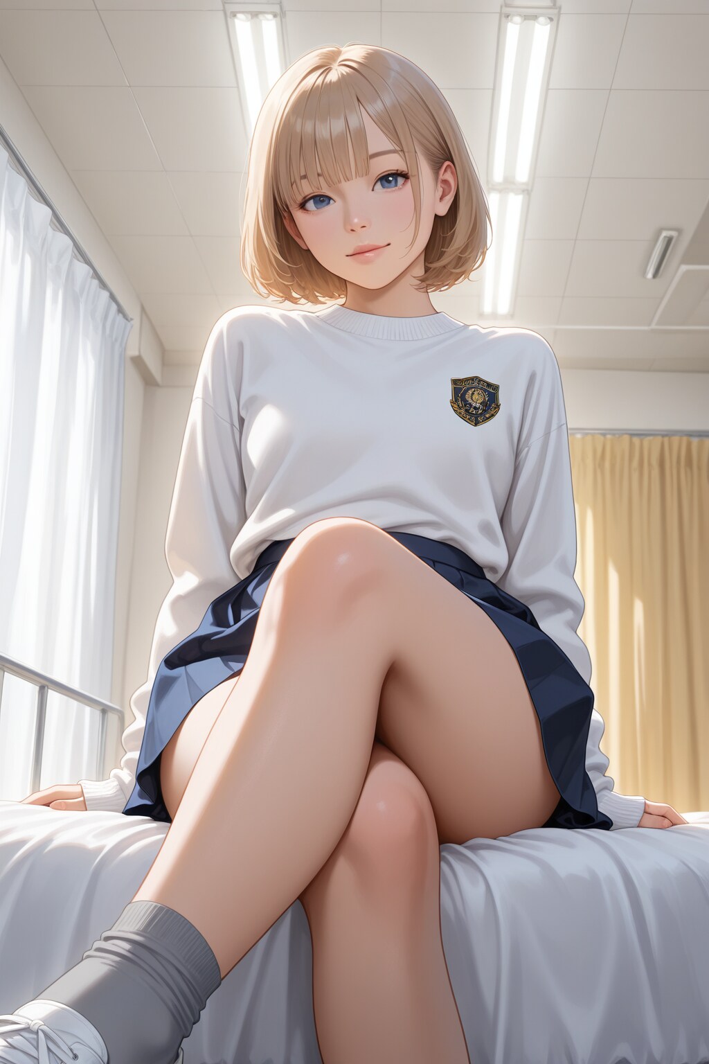 生意気そうな女生徒と保健室で