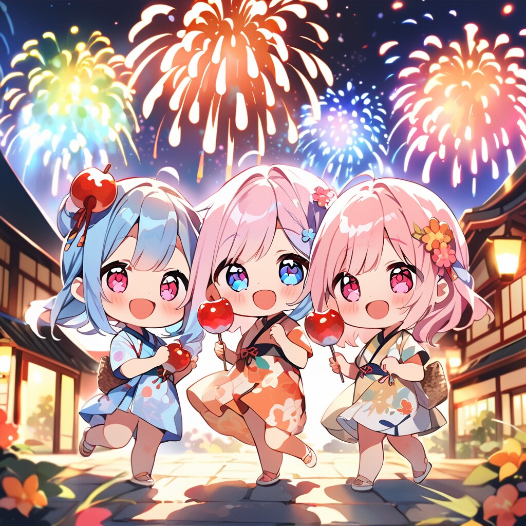 仲良しちゃん達の夏休みの思ひ出