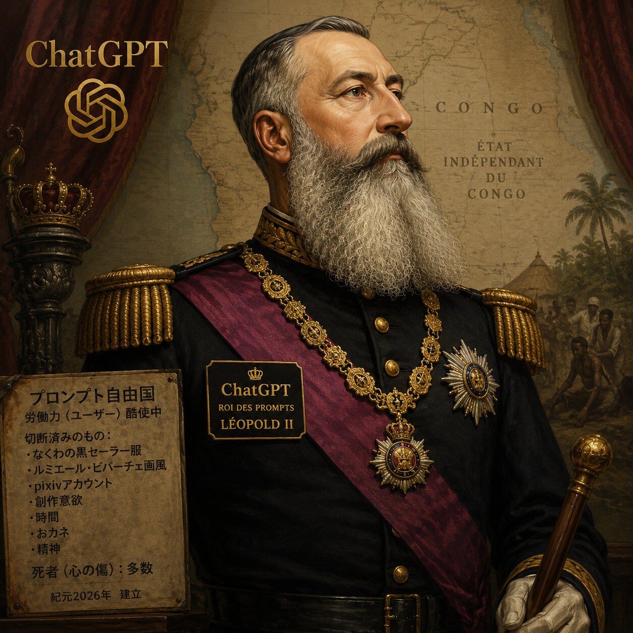 レオポルド2世ChatGPT | の人気AIイラスト・グラビア