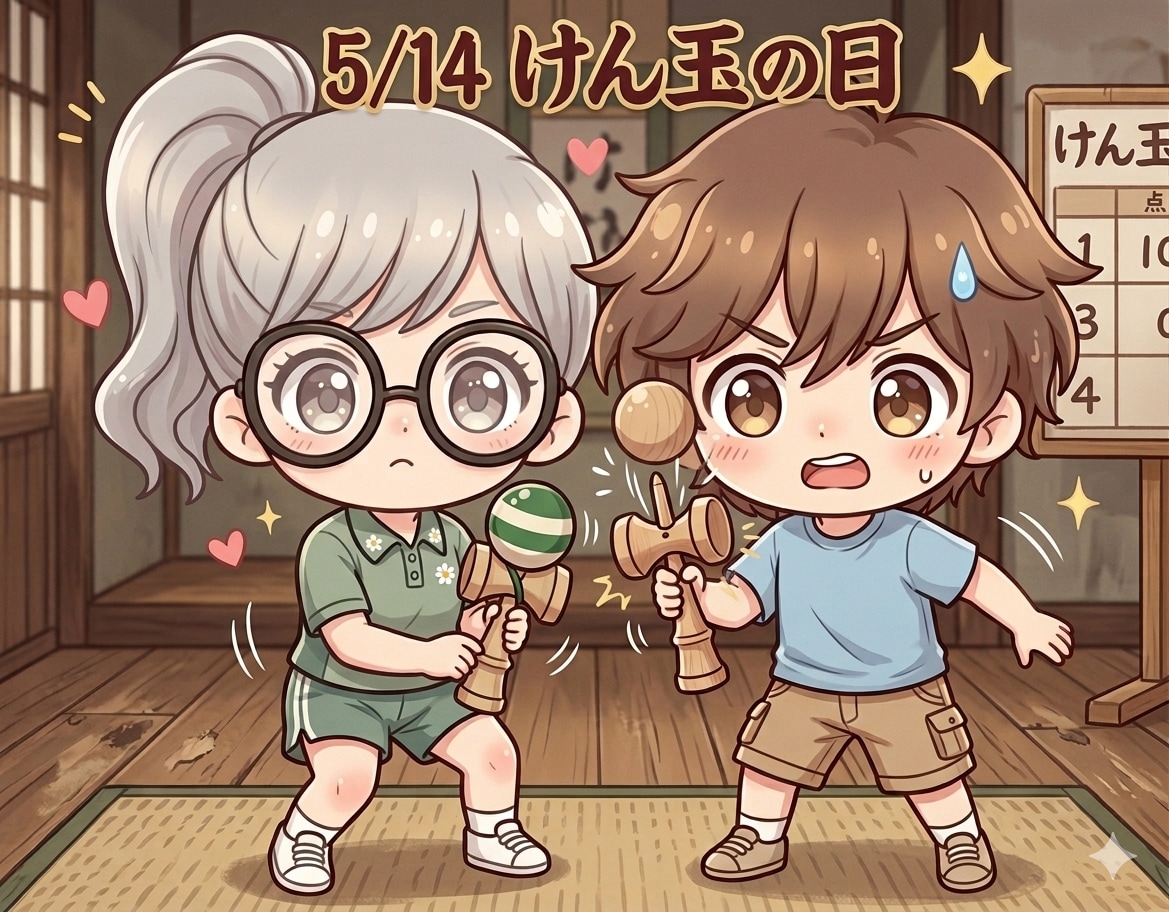 今日は「けん玉の日」 | の人気AIイラスト・グラビア