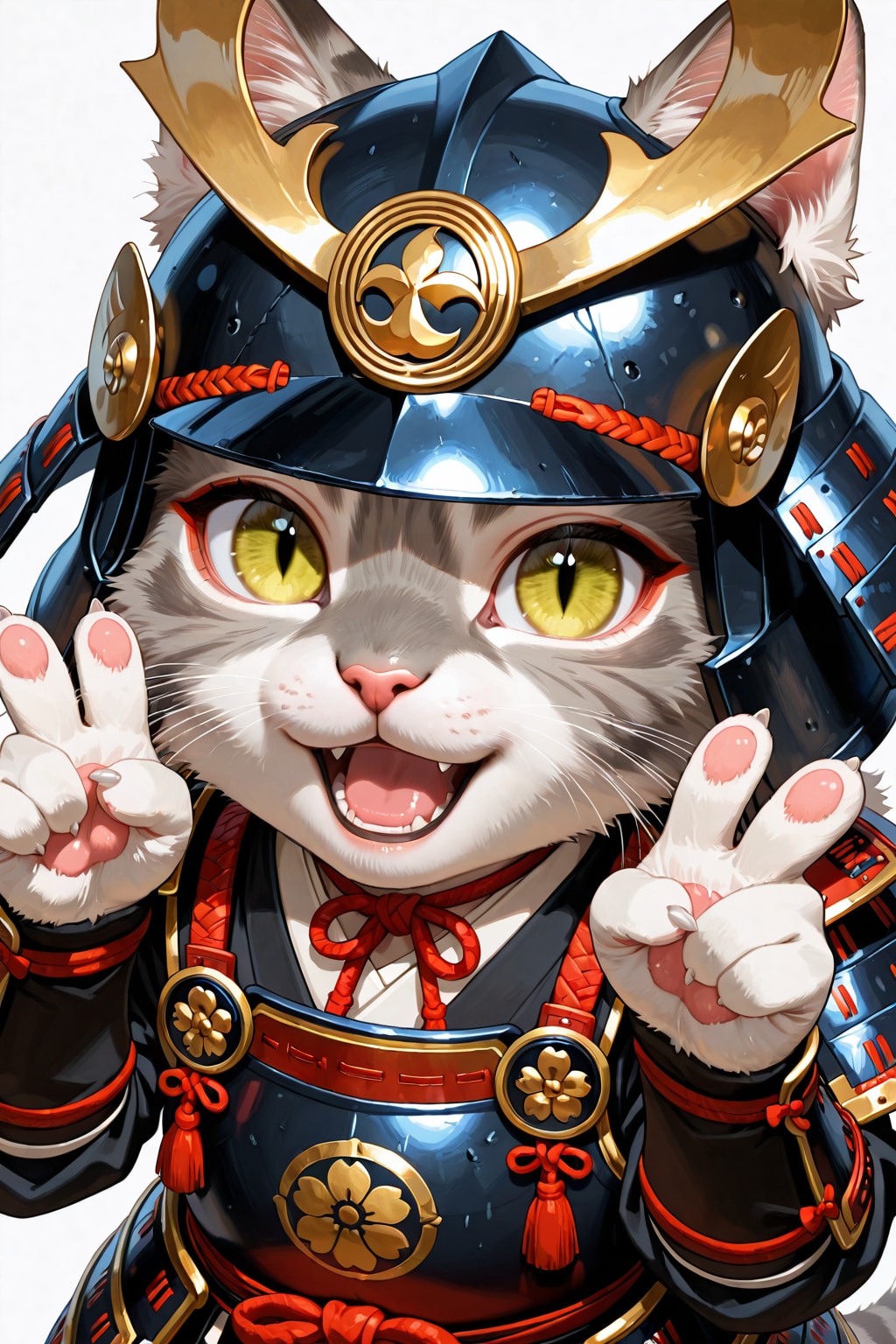 猫侍公園前でパシャリ📸✨