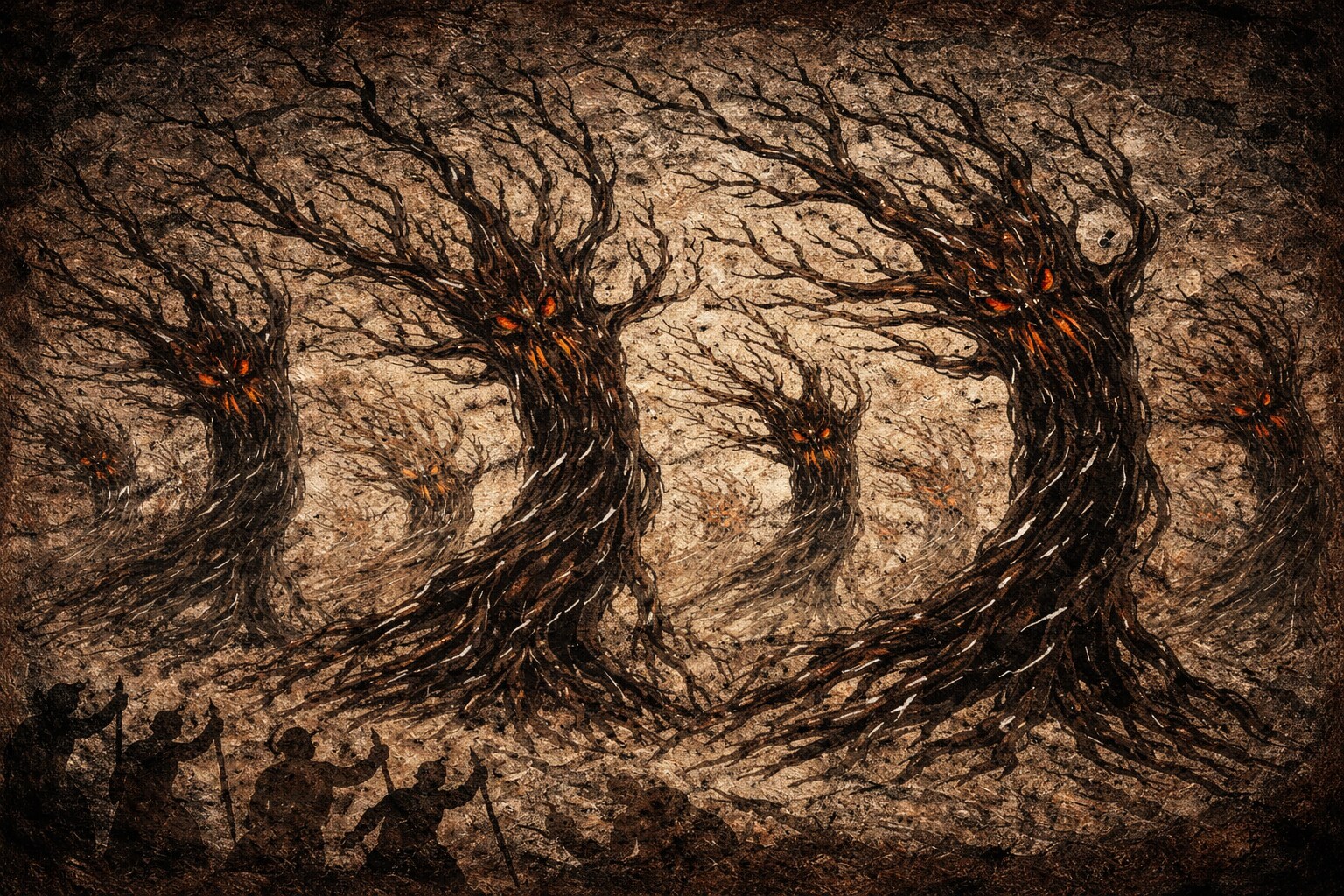 ファンタジーの森の近くの洞窟壁画？ | の人気AIイラスト・グラビア