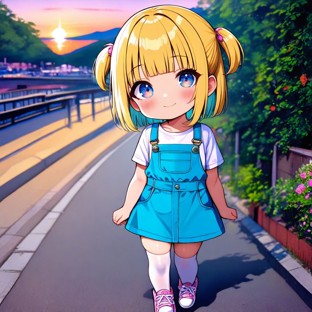 夕暮れ♪ | の人気AIイラスト・グラビア