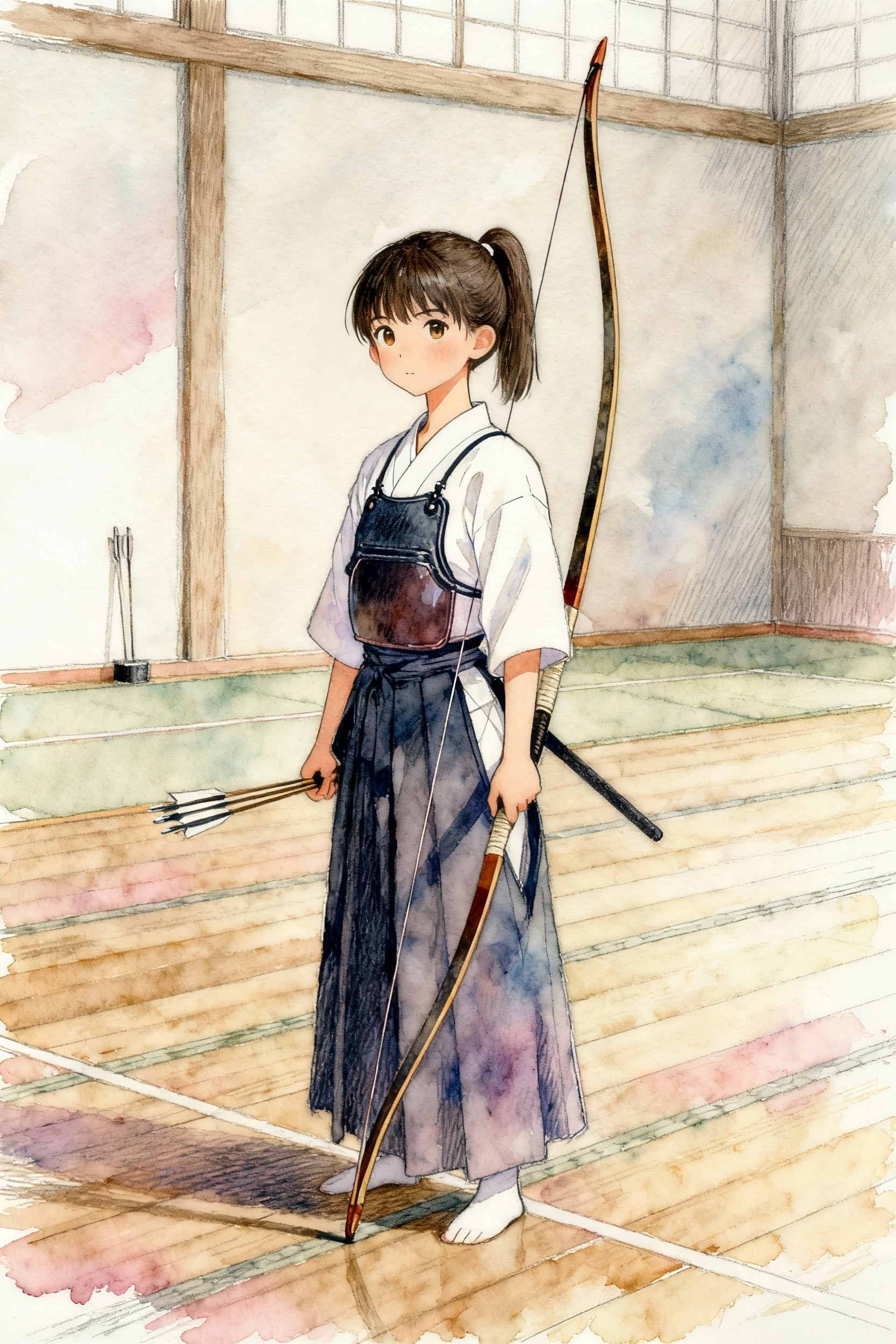 弓道女子 | の人気AIイラスト・グラビア